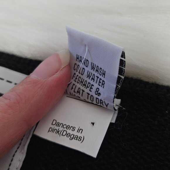 STORYBOOK KNITS Flamenco Dancers In Pink Cardigan Size L Women's Sequin Sweater - Picture 7 of 10